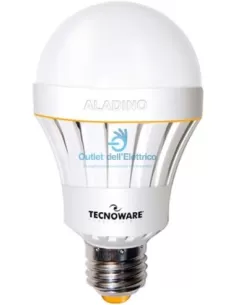 Tecnoware FLED17321 Aladino lámpara LED brillante 10w 4000k e27